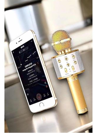 Şarjlı ve Uzun Pil Ömürlü Karaoke Mikrofon USB Bellek Destekli, Profesyonel Ses