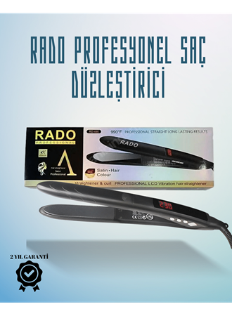Rado RD-446 Seyahat Dostu Saç Düzleştirici – Güvenlik Kilidi ve Taşınabilir Tasarım