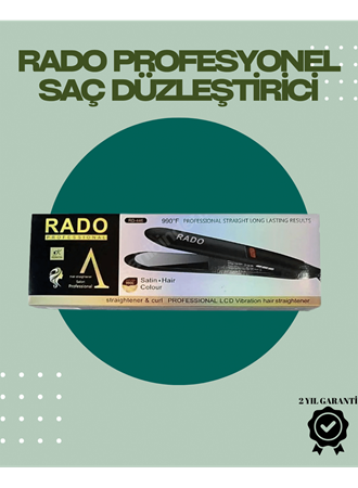 Rado RD-446 – Titanyum Seramik, 2.5 Metre Kablo, Hızlı Isınan Saç Düzleştirici