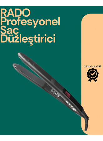 Isı Ayarlı Profesyonel Saç Düzleştirici – Titanyum Seramik Plaka