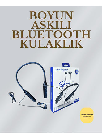 Uzun Süreli Kullanım İçin  – Kablosuz Boyun Bantlı Kulaklık, 50 Saat Batarya