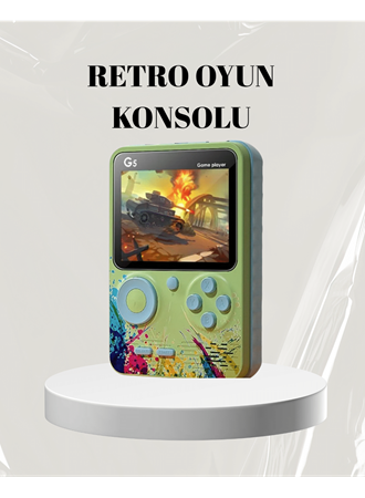 3 İnç Renkli Ekranlı Taşınabilir El Konsolu – G5 Modeli