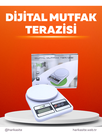 Pratik ve Şık Tasarımıyla Dijital Mutfak Tartısı