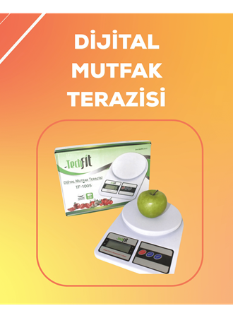 LCD Ekranlı Yüksek Hassasiyetli Dijital Mutfak Terazisi