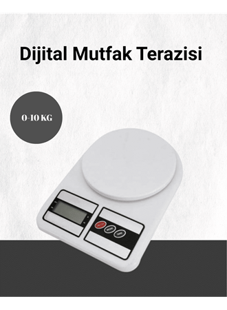 Hassas Ölçüm İçin Dijital Mutfak Tartısı – 10 Kg Kapasiteli