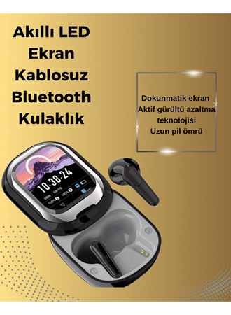 Şık, Akıllı ve Güçlü: LED Ekranlı Kablosuz Kulaklık Seti
