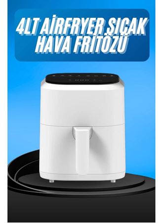 Hava Fritözü 4L Airfryer Pratik Uzun Ömürlü Yağsız Pişirme Taşınabilir