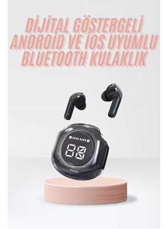 Yeni Nesil Bluetooth Kulaklık Dijital Göstergeli Gaming Dokunmatik 5.3 Kablosuz