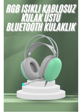 Unısex Yüksek Ses Kaliteli Yumuşak Kılıflı Kablosuz Kulak Üstü Bluetooth Kulaklık