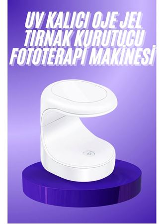 Seyehat Tipi Mini Oje Kurutucu Ultraviole Mor Işık Protez Tırnak Kurutucu