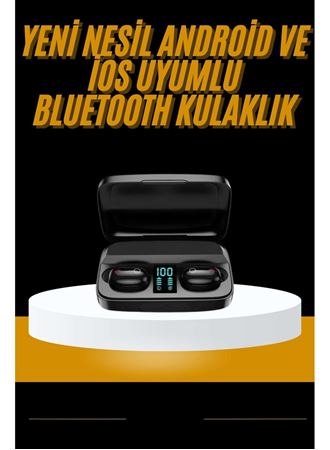 Kablosuz Dijital Göstergeli Çağrı Cevaplayabilen TWS 5.0 Bluetooth Kulaklık