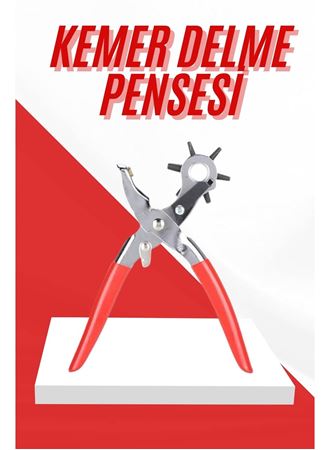 Kemer Delme Pensesi 6 Farklı Boyutta Kemer Delici Ev Deri Kemer