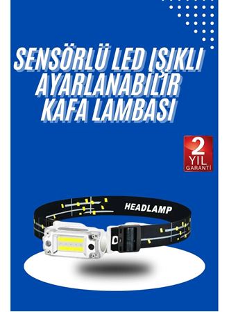 Kafa Lambası, Su Geçirmez Kafa Feneri 3 Mod Aydınlatma
