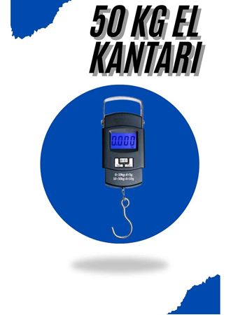 El Kantarı Dijital El Terazisi 50 Kg Kapasiteli LCD Ekranlı