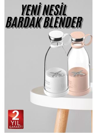 Taşınabilir Kablosuz Şarjlı Kişisel Smoothie El Blender Mini Meyve Sıkacağı