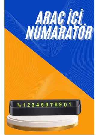 Tüm Araçlara Uyumlu Araç Içi Park Numaratör Oto Araç Numaratör