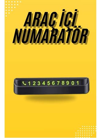 Araç Park Numaratörü Tüm Araçlara Uyumlu Araba Numaralık