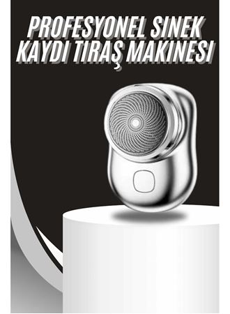 Kablosuz Tıraş Makinesi Günlük Hızlı Taşınabilir Şarjlı Yuvarlak Paslanmaz Çelik