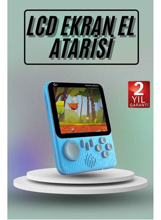 666 Oyunlu Retro El Konsolu Atari 3.5 İnç Taşınabilir Oyun Konsolu