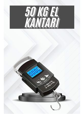 Profesyonel El Terazisi El Kantarı 50 Kg Dijital Göstergeli Tartı