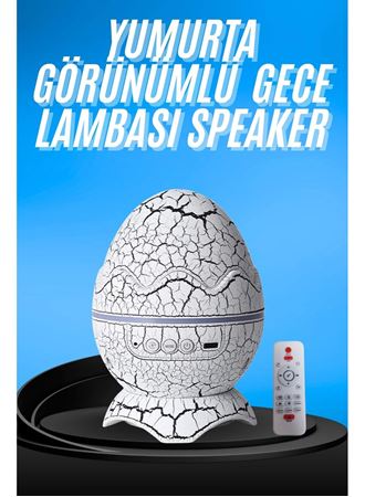 Gece Lambası Yumurta Işık Speaker Yeni Nesil Dinozor Yumurtası Görünümlü