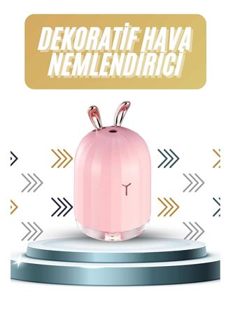 Led Işıklı Hava Nemlendirici Buhar Makinesi Dekoratif Aromaterapi