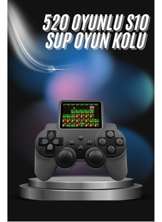 S10 Gamepad 520 Oyunlu Klasik Taşınabilir Retro Oyunlar Oyun Konsolu El Atarisi