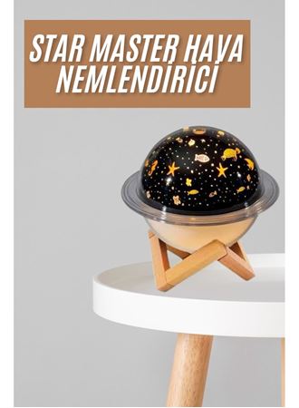 Hava Nemlendirici Led Işıklı Gece Lambası Yıldız Görünümlü Renk Değiştiren