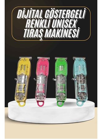Tıraş Makinesi Renkli Dijital Göstergeli Epilasyon Öncesi Kısaltma Makinesi
