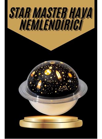 Hava Nemlendirici Renk Değiştiren Oda Kokusu Yıldızlı Projektör