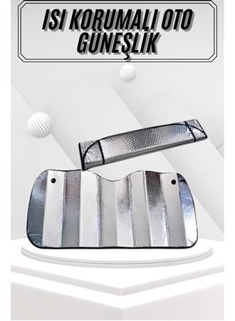 Güneşlik Koruyucu Perde Metalize Oto Araç Araba Güneşliği Ön Cam Güneşliği