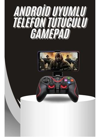 Kablosuz Oyun Kolu Bluetooth Joystick Gamepad Android Uyumlu