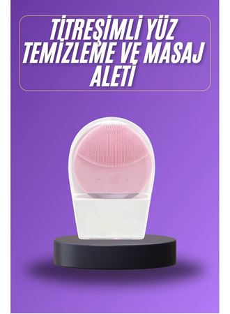 Titreşimli Yüz Masaj Aleti Titreşimli Makyaj Temizleme Cihazı