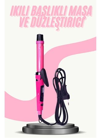 Saç Düzleştirici Şekillendirici Saç Maşası İkili Şekillendirici Isı Ayarlı