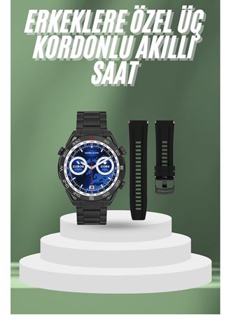 2025 Model Yuvarlak Ekran Android ve İOS Uyumlu GPS Takibi Yapabilen Akıllı Saat