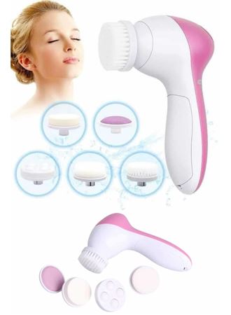 5 Başlıklı Cilt Temizleme Cihazı Ultra Kaliteli Yumuşak Kırşıklık Karşıtı