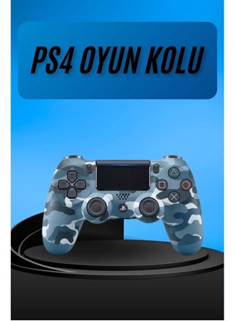 PS4 Joystick Oyun Kolu Titreşimli Uzun Pil Ömrü USB Şarj Kablolu