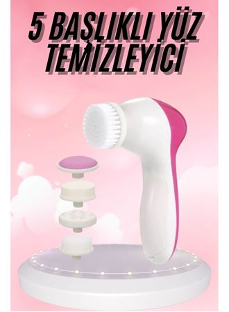 5 Başlıklı Titreşimli Cilt Temizleme Seti Canlandırıcı ve Onarıcı