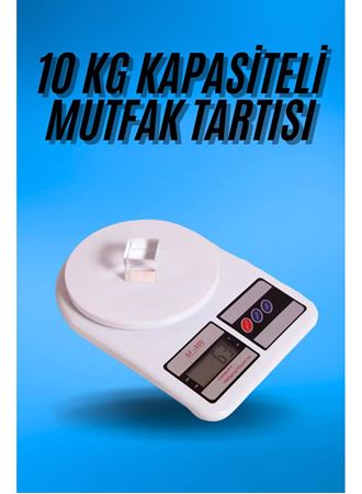 Dijital Hassas 10 Kg Mutfak terazisi tartısı LCD Ekran Mutfak Tartısı