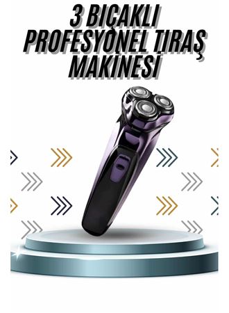 Günlük Kullanıma Uygun Profesyonel Tıraş Makinesi Döner Başlıklı