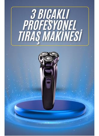 Tıraş Makinesi Hassas Ciltlere Özel Döner Başlıklı Pürüzsüz Görünüm