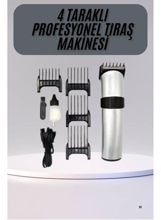 Hassas Ciltlere Özel Saç Sakal ve Vücut Kuaför Tipi Şarjlı Tıraş Makinesi