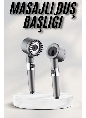 Masaj Etkili Turbolu Çok Fonksiyonlu Filtreli Duş Başlığı Yeni Nesil