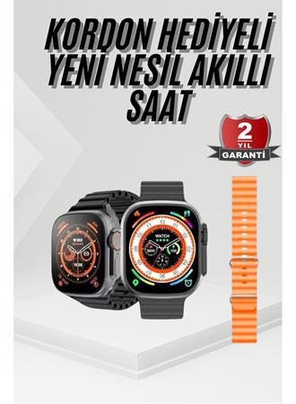 Akıllı Saat Sağlık Takibi Kalp Atışı Adımsayar Ultra Yeni Nesil nefes Egzersizi
