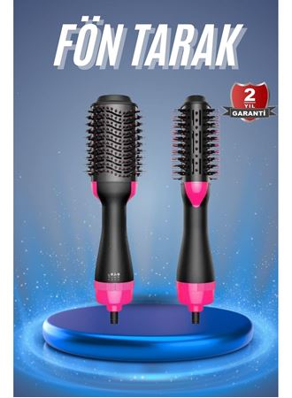 Saç Kurutma Makinesi Saç Düzleştirici Fön Tarak Isı Ayarlı Sıkı Dişli