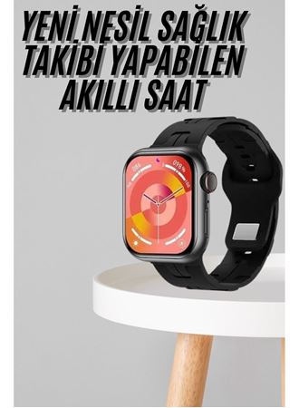 Yeni Nesil Akıllı Saat Çağrı Cevaplama Müzik Dinleme Plastik Kordon Mesaj Bildirimleri