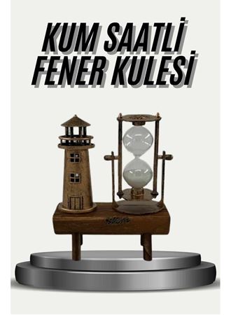 Eyfel Kulesi ve Deniz Feneri Dekoratif Masa Biblosu Hediyelik