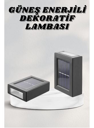 Bahçe Aydınlatması Solar Güneş Enerjili Dekoratik Led Işıklı Lamba