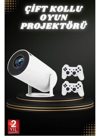 Taşınabilir Android Projeksiyon Ayaklı Çift Kollu 4K Çözünürlüklü Sinema Projeksiyonu