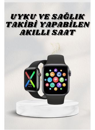 Akıllı Saat Wireless Şarj Yüksek Çözünürlüklü Müzik Dinleme Sesli Cevaplama